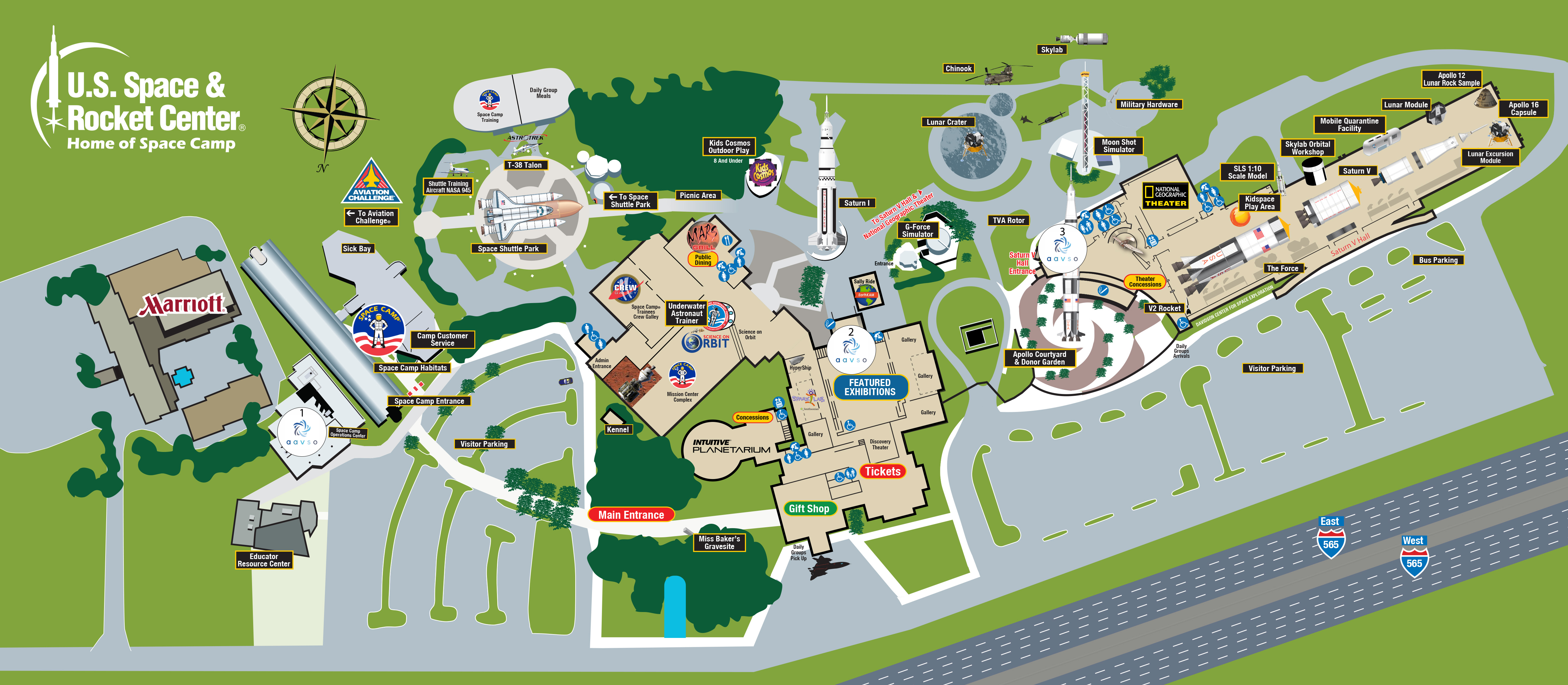 "Map of USSRC Campus"